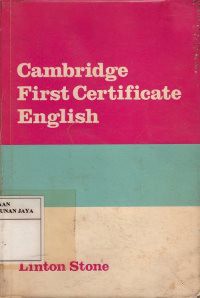 Cambridge First Certificate English