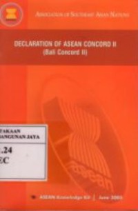 Declaration Of ASEAN Concord II ( Bali Concord II)