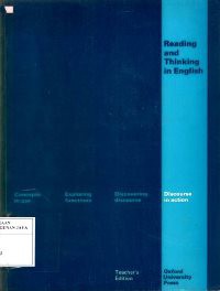 Reading And Thinking in English : Discourse in Action (Theacher's Edition)