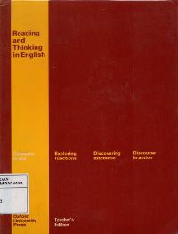 Reading and Thinking in English : Concepts in Use  (Teacher's Edition)