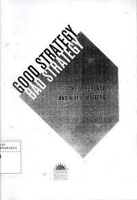 Image of Good Strategy, Bad Strategy : The Difference and Why It Matters