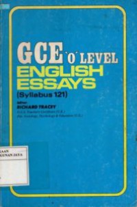 GCE '0' Level English Essays (Syllabus 121)