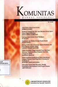Image of Komunitas : Jurnal Sosiologi