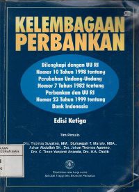 Kelembagaan Perbankan