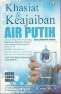 Khasiat dan Keajaiban Air Putih