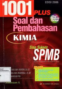 1001 Plus Soal dan Pembahasan Kimia Siap Sukses SPMB