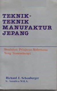 Teknik-Teknik Manufaktur Jepang