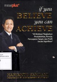 Image of If You Believe, You Can Achieve